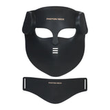 Portable 8-Color LED & Red Light Infrared Therapy Silicone Face Mask - Anti-Aging, Acne & Wrinkle Reduction for Facial Care