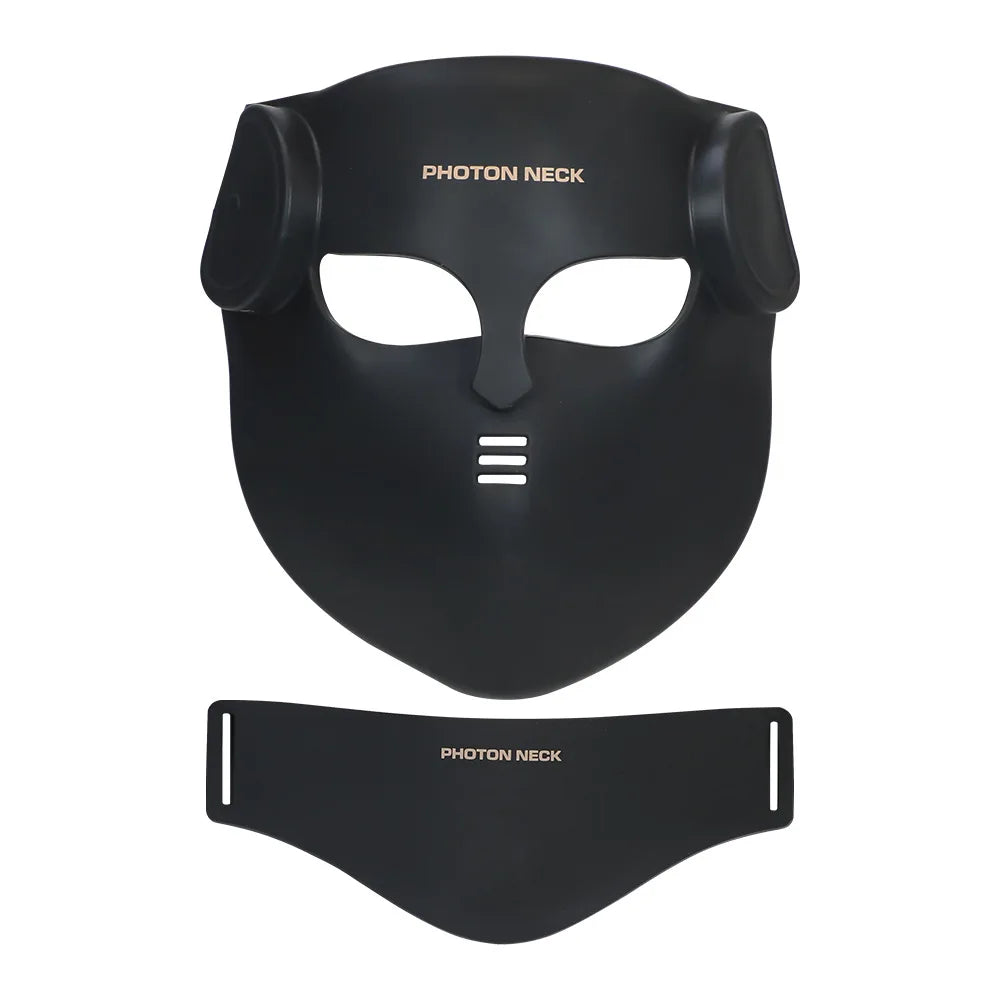 Portable 8-Color LED & Red Light Infrared Therapy Silicone Face Mask - Anti-Aging, Acne & Wrinkle Reduction for Facial Care