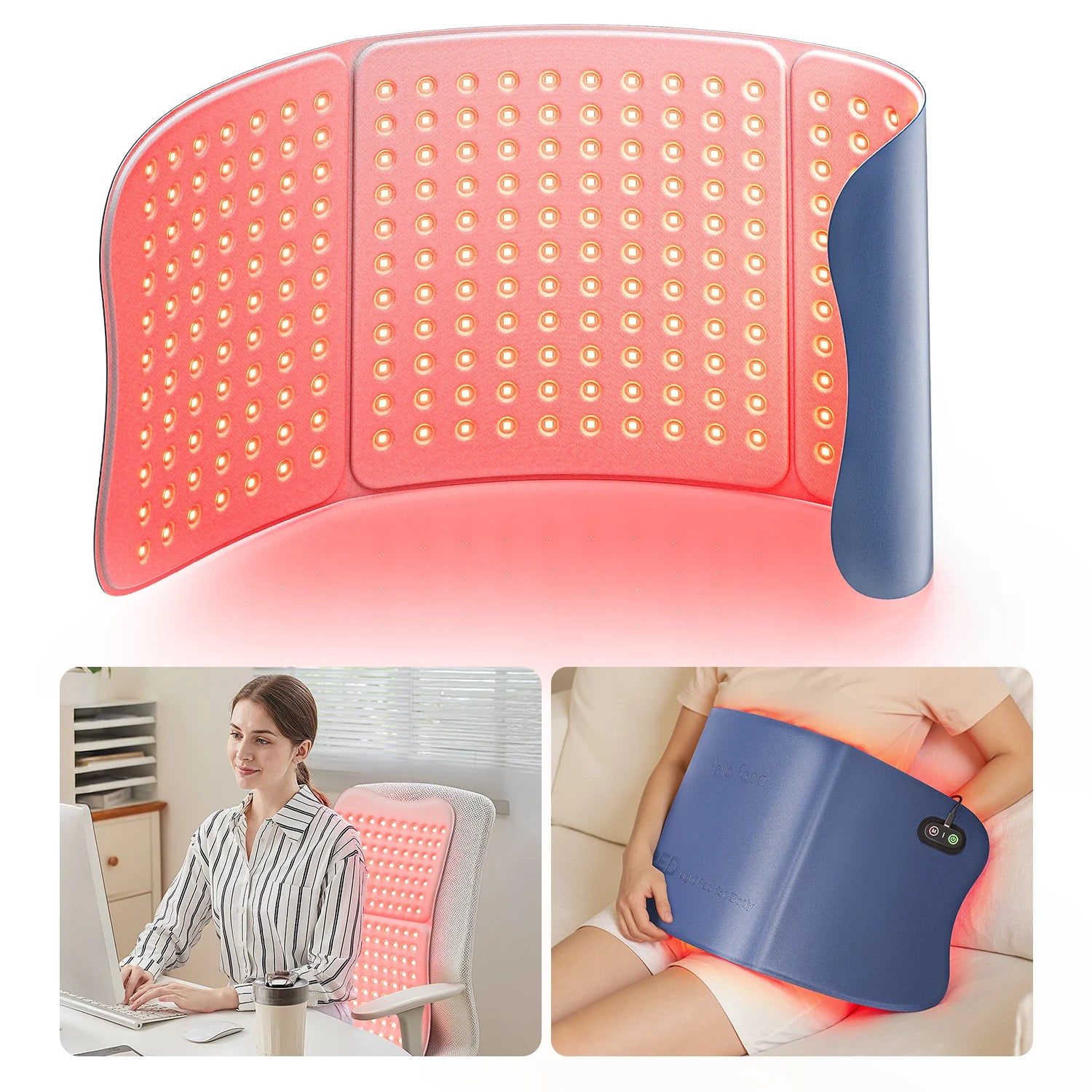 792 Chips Professional Red Light Therapy Mat, 30"x12" Triple-Chip Infrared Pad for Full Body Pain Relief & Recovery