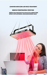 96 LEDs Red Light Therapy Lamp with Adjustable Tripod Stand, 660nm 850nm Infrared Floor Lamp for Body Pain & Skin Care