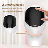 Wireless 7-Color LED Photon Therapy Face & Neck Mask - Rechargeable Facial Lifting & Skin Care Tool for Anti-Aging & Acne