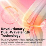 Infrared Light LED Healthcare Belt | 3D Neck Support & Red Light Heating Massage Pad for Full Body Relief