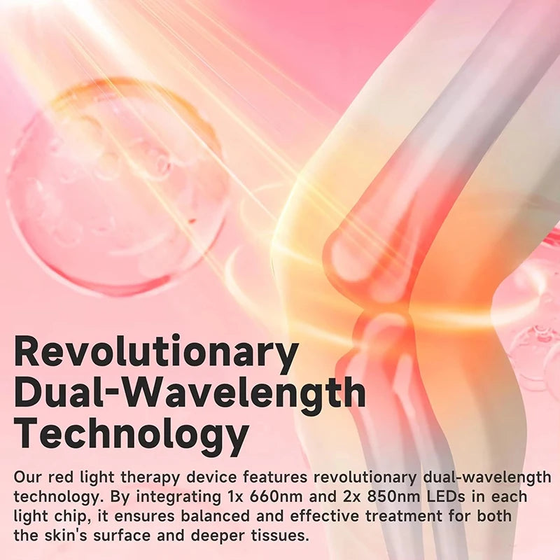 Infrared Light LED Healthcare Belt | 3D Neck Support & Red Light Heating Massage Pad for Full Body Relief