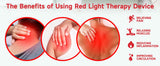 288 LEDs Red Light Therapy Neck Shoulder Wrap, 660nm 850nm Infrared Pad for Upper Back Pain Relief & Muscle Relaxing