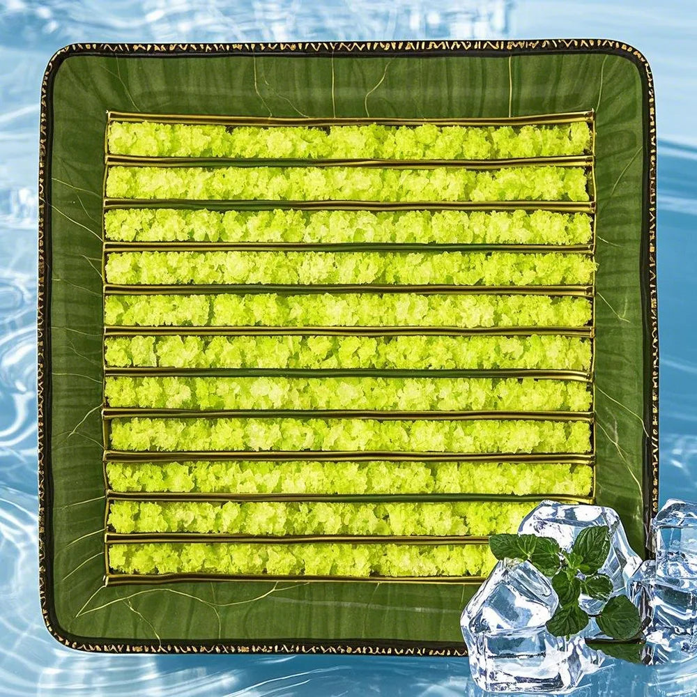 Natural Jade Cooling Seat Cushion 43x43cm | Office Chair & Car Seat Pad | Zero-Electricity Summer Cool Mat | Stone Needle Mineral Therapy