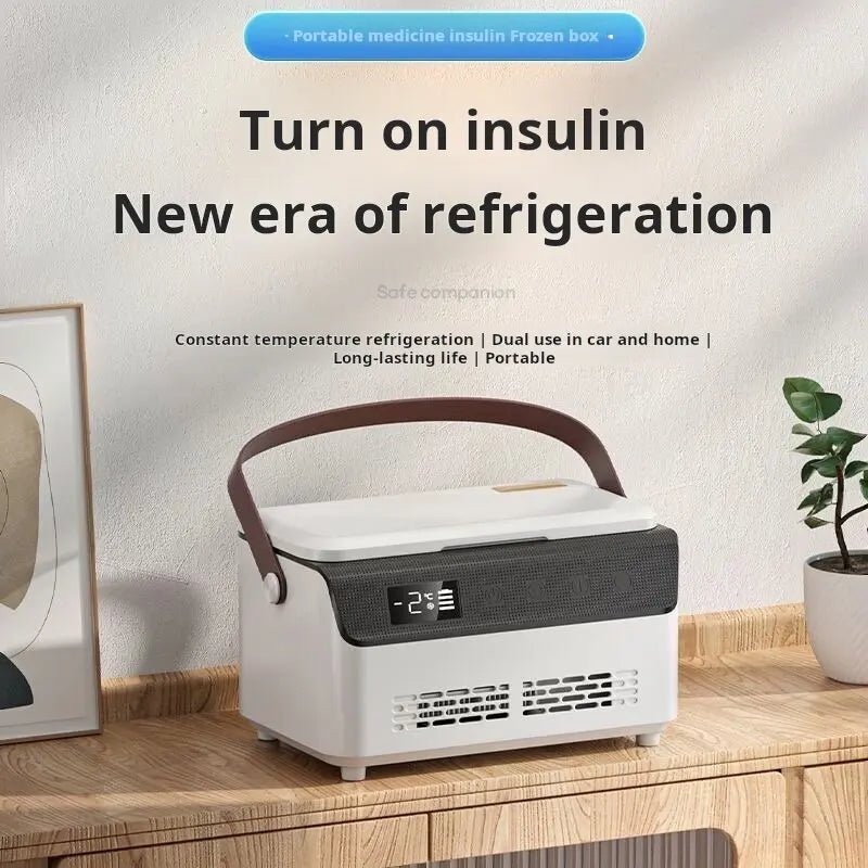 Portable Insulin Refrigerator | Car & Home Travel Medication Cooler | Constant Temperature Drug Box