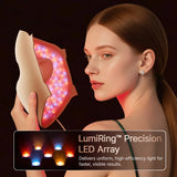 4D LED Light Therapy Facial Mask - Rechargeable Red, Blue, Amber & Near-Infrared - Anti-Aging, Acne & Skin Renewal