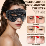 850nm Near-Infrared Red Light Therapy Eye Mask - Treatment for Dark Circles, Puffiness & Wrinkles