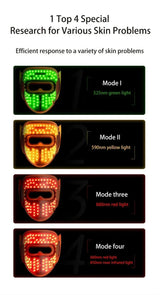 320 LED Red Light Therapy Mask - 3D Silicone Face & Neck Device for Anti-Aging & Acne Care