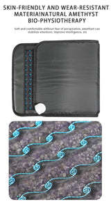 7HW Lumen Lite - Amethyst & Tourmaline PEMF Infrared Heating Pad for Pain Relief, Recovery & Relaxation