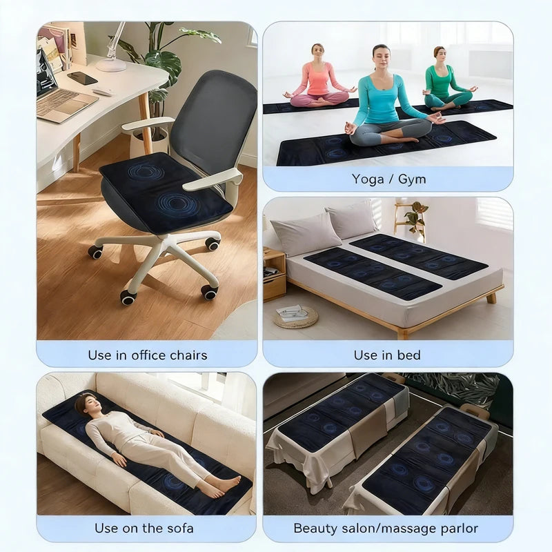 PEMF Magnetic Therapy Mat | Full Body Pain Relief & Sleep Improvement | Adjustable Frequency