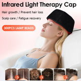 Red Light Therapy Hair Growth Cap, 660nm 850nm Infrared LED Hat with 10Hz 40Hz Pulse Modes for Hair Loss Treatment