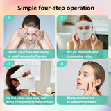 Wireless Red & Near Infrared LED Light Therapy Face Mask - Anti-Aging & Skin Rejuvenation - 9 Modes for Home Skincare