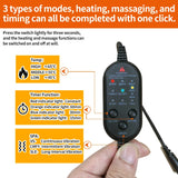 Red Light Therapy Wrist Strap, Heated Vibration Massage Wrap for Tenosynovitis Relief, 625nm Office Wrist & Ankle Care