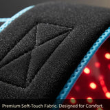 660nm 850nm Red Light Therapy Belt, 3-in-1 Chip Infrared Wrap for Back Shoulder Muscle Pain Relief & Recovery