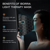 3 Colors LED Light Therapy Face Mask, 288 Beams 850nm Near-Infrared Photon Mask for Anti-Aging & Skin Rejuvenation