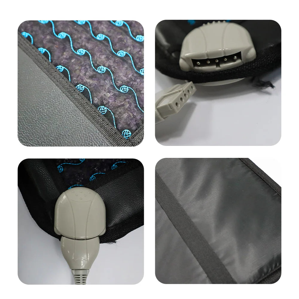 7HW Lumen Lite - Amethyst & Tourmaline PEMF Infrared Heating Pad for Pain Relief, Recovery & Relaxation