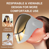 Professional 807 LED Face & Neck Light Therapy Mask - Infrared & 3-Color Therapy for Anti-Aging & Acne
