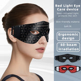850nm Near-Infrared Red Light Therapy Eye Mask - Treatment for Dark Circles, Puffiness & Wrinkles