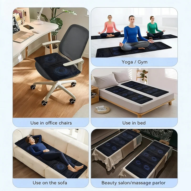PEMF Magnetic Therapy Mat | Full Body Pain Relief & Sleep Improvement | Adjustable Frequency