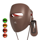 320 LED 4-Color Red Light Therapy Mask - 3D Silicone Face & Neck Skin Rejuvenation Set