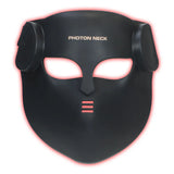 8-Color LED & Near Infrared Light Therapy Face & Neck Mask - Silicone Anti-Aging, Acne & Wrinkle Reduction Device