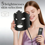 7-Color Wireless Silicone LED Mask - Professional Red Light Therapy for Anti-Aging & Acne