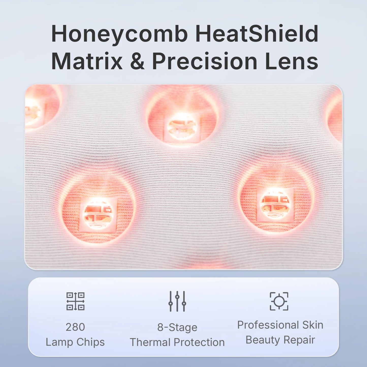 Wireless Red Light Therapy Mask - 850nm Near-Infrared & 4-Color LED Face Mask - 3000mAh Rechargeable 3D Beauty Device