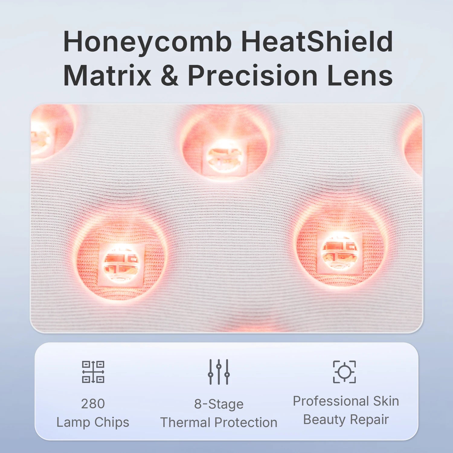 Wireless Red Light Therapy Mask - 850nm Near-Infrared & 4-Color LED Face Mask - 3000mAh Rechargeable 3D Beauty Device