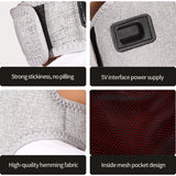 Red Light Therapy Neck Massager, Heated Vibration Wrap for Cervical Spine Pain Relief, Stiff Neck & Tension Support