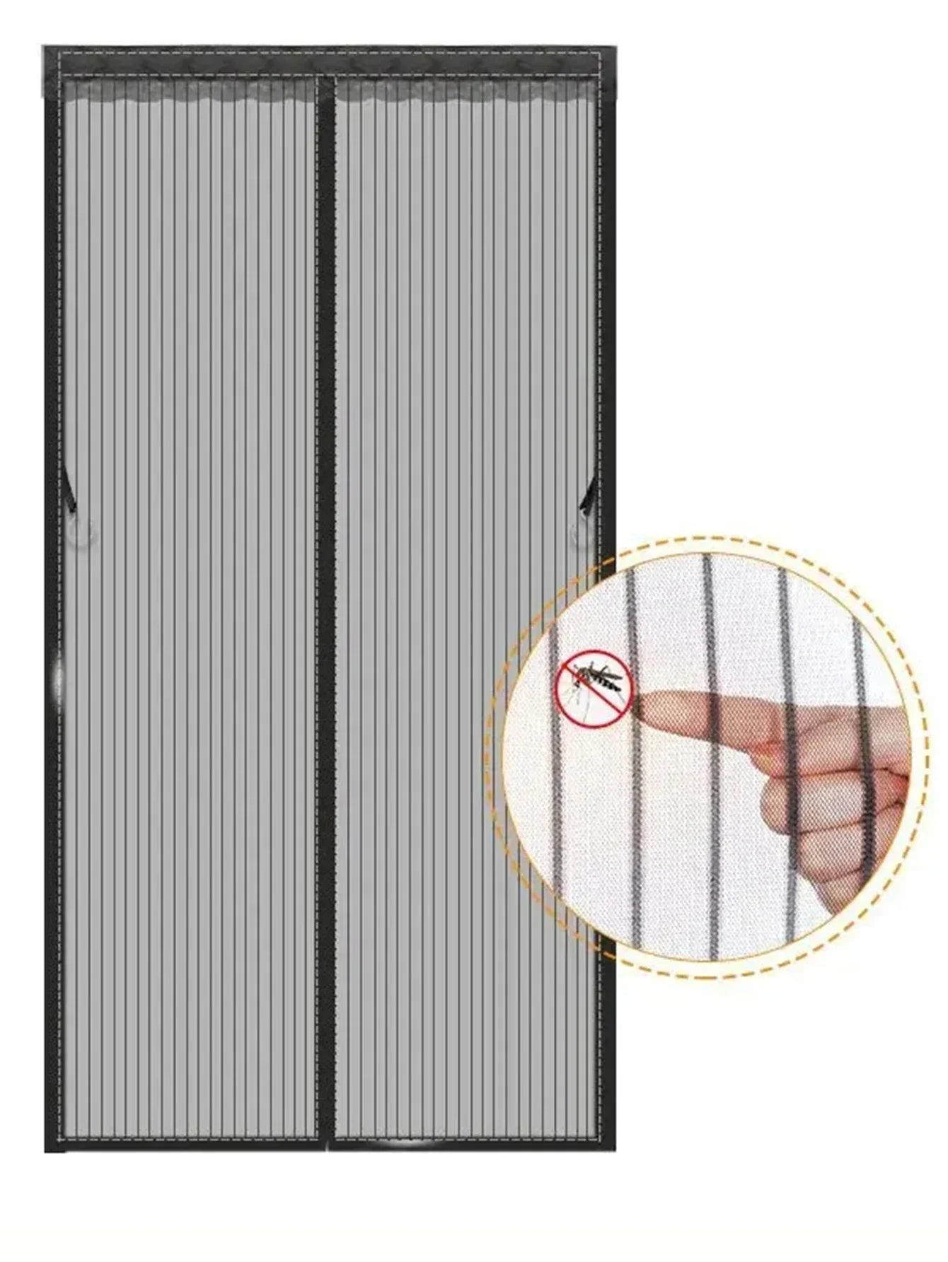 Summer Anti-Insect Door Mesh - Anti-Mosquito, Ventilated, No-Punch, Auto-Closing Curtain