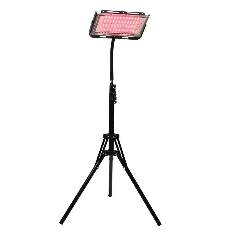 96 LEDs Red Light Therapy Lamp with Adjustable Tripod Stand, 660nm 850nm Infrared Floor Lamp for Body Pain & Skin Care