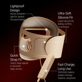 4D LED Light Therapy Facial Mask - Rechargeable Red, Blue, Amber & Near-Infrared - Anti-Aging, Acne & Skin Renewal