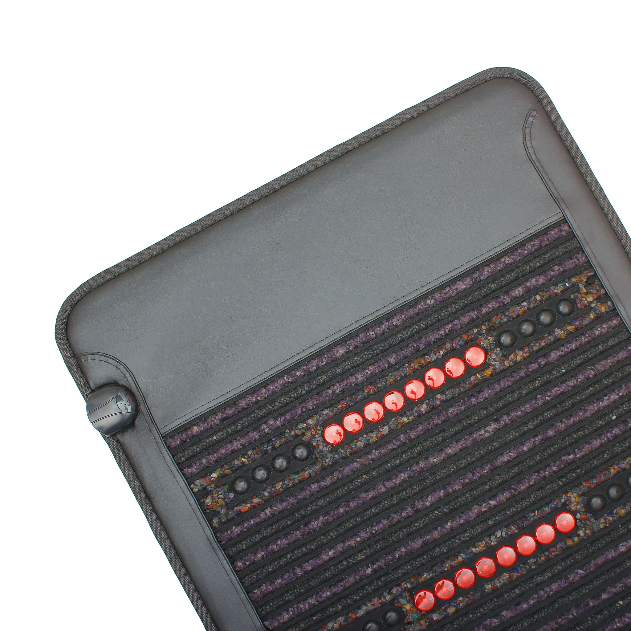 PEMF Bio Infrared Mat Full Body 80x190cm | Jade + 8 Crystal Gemstones | 48-LED Red Light Therapy | 6 PEMF Coils