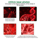 Portable 650nm Laser Ear & Nasal Irradiator, Neck-Hanging Rechargeable Therapy Device for Tinnitus & Ear Care Relief