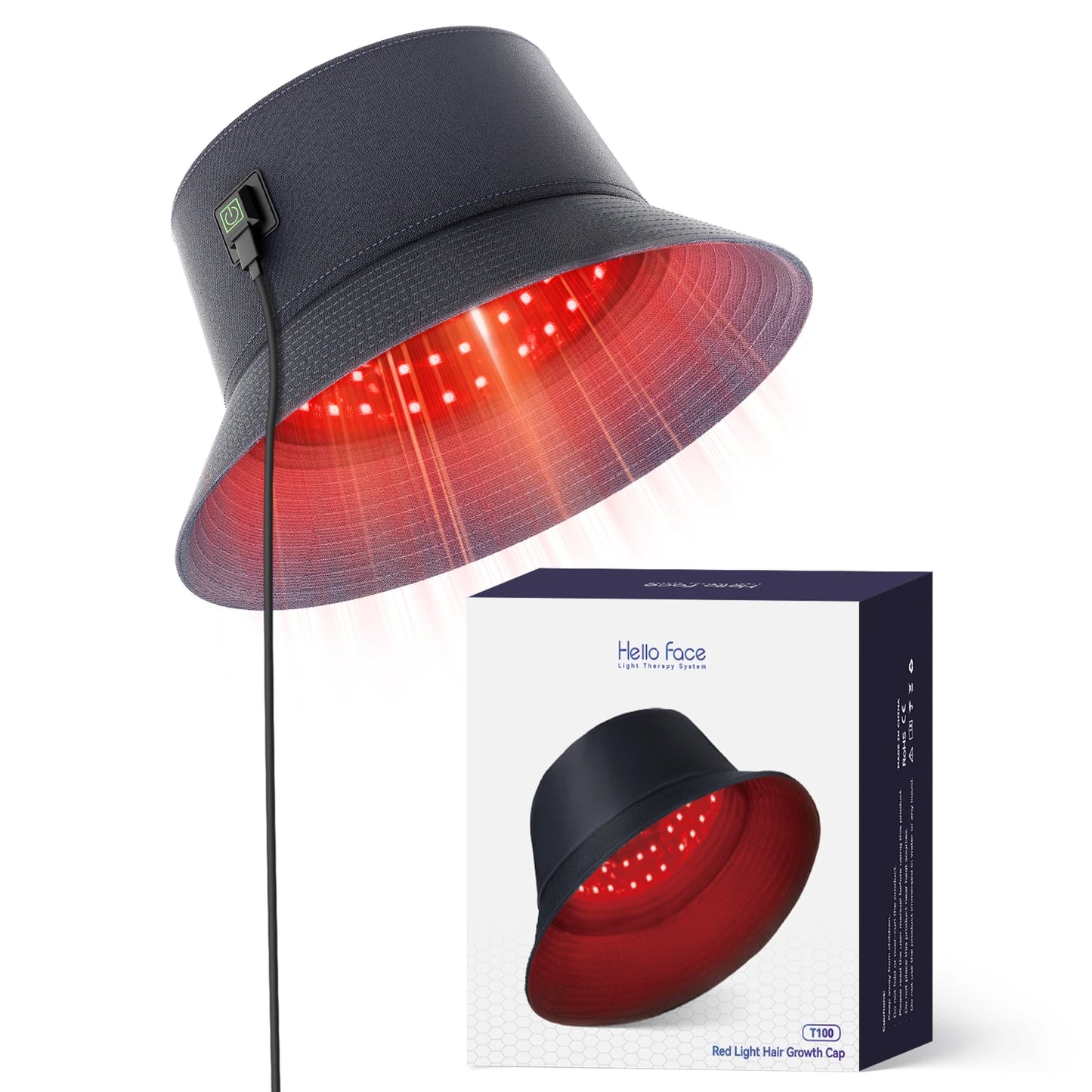 Red Light Therapy Hair Growth Cap | 336 LED Scalp Wellness Bucket Hat