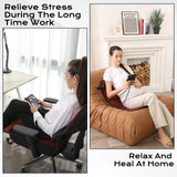 PEMF Far Infrared Therapy Back Mat 47x85cm | Amethyst Crystal | 2 PEMF Coils | Negative Ion Heating Pad | Back Pain Relief