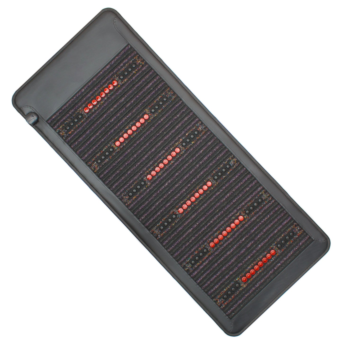 PEMF Bio Infrared Mat Full Body 80x190cm | Jade + 8 Crystal Gemstones | 48-LED Red Light Therapy | 6 PEMF Coils