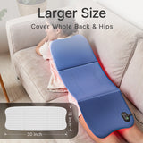 792 Chips Professional Red Light Therapy Mat, 30"x12" Triple-Chip Infrared Pad for Full Body Pain Relief & Recovery