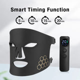LED Facial Mask Eye Mask Photorejuvenation Beauty Device White Yellow Blue Red Light Therapy Home Rejuvenation Skin Care Machine