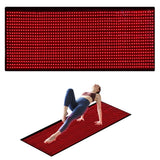 71"x31" Full Body Red Light Therapy Mat, 1280 LEDs 660nm 850nm Infrared Blanket for Pain Relief, Recovery & Wellness