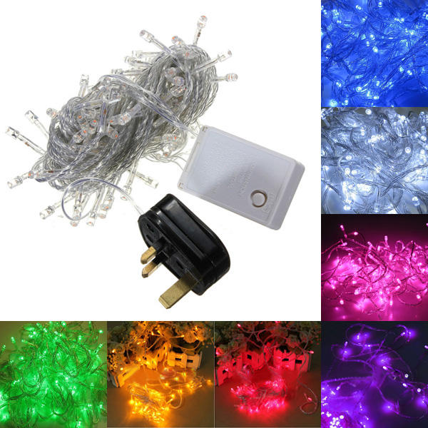 10M 100 LED String Lights for Festival Party Decoration, 220V