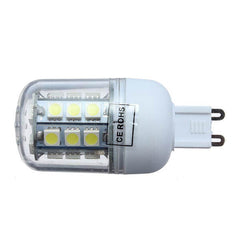 G9 LED Bulb 3W 220V - White/Warm White, 27 SMD5050 LED Corn Light