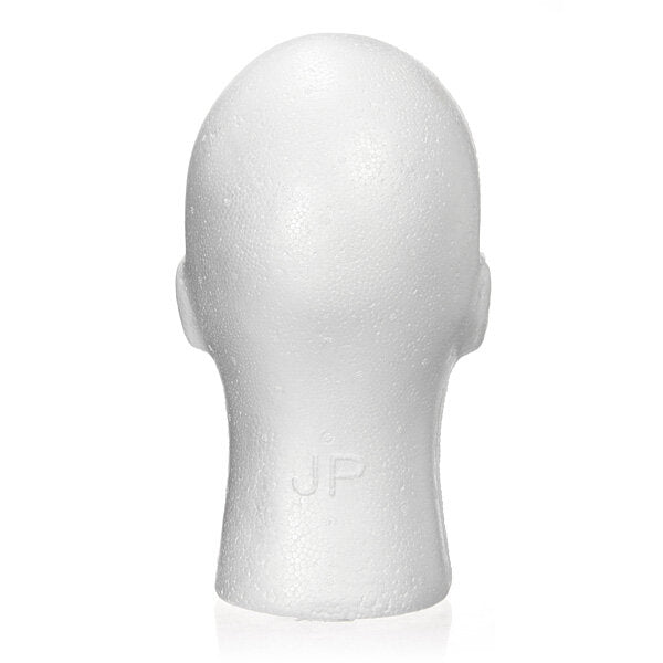 Male Foam Manikin Head Stand for Wig, Hat, Glasses Display Holder Model