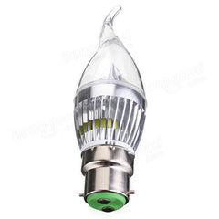 Dimmable 4.5W LED Candle Light Bulb, 220V, Silver Cover
