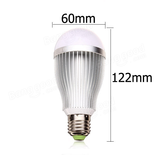 2.4G LED Globe Bulb 6W RGB + White Dimmable Home Lighting AC85-265V Energy Efficient