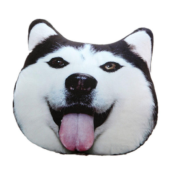 3D Printed Samoyed Husky Doge Throw Pillow - Alaska Dog Cushion