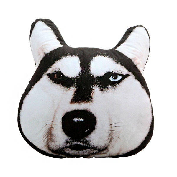 3D Printed Samoyed Husky Doge Throw Pillow - Alaska Dog Cushion