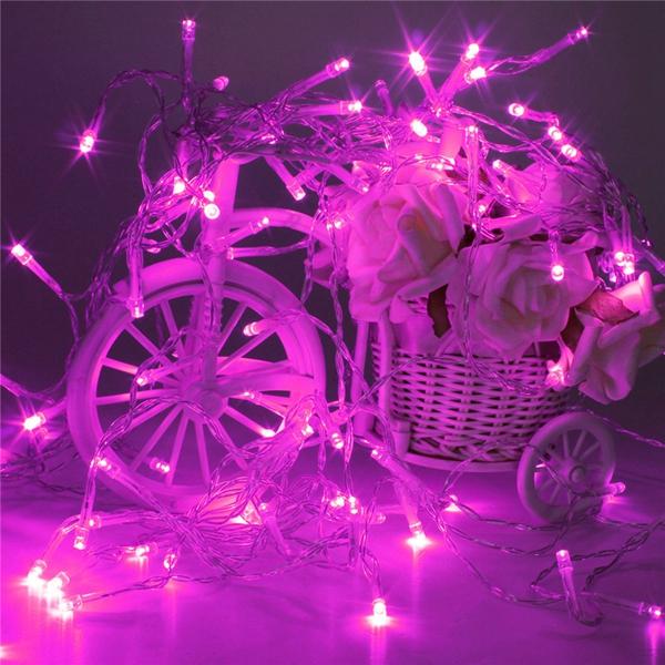 10 m batteriebetriebene Lichterkette mit 100 LEDs, Sternenhimmel, für Hochzeit, Weihnachten, Party-Dekoration