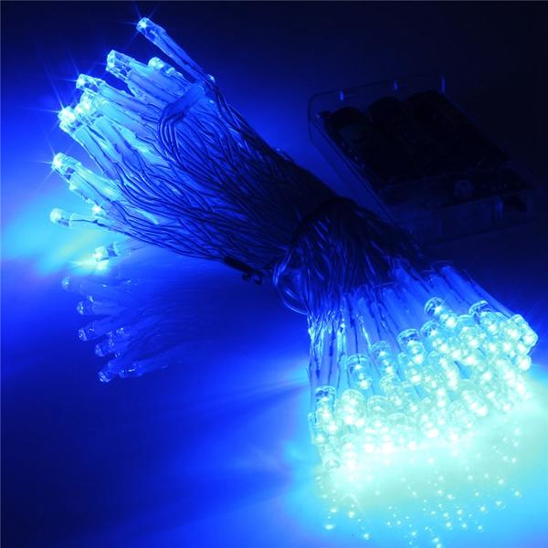 10M Battery Powered 100 LED Starry Fairy String Lights for Wedding, Xmas, Party Decor